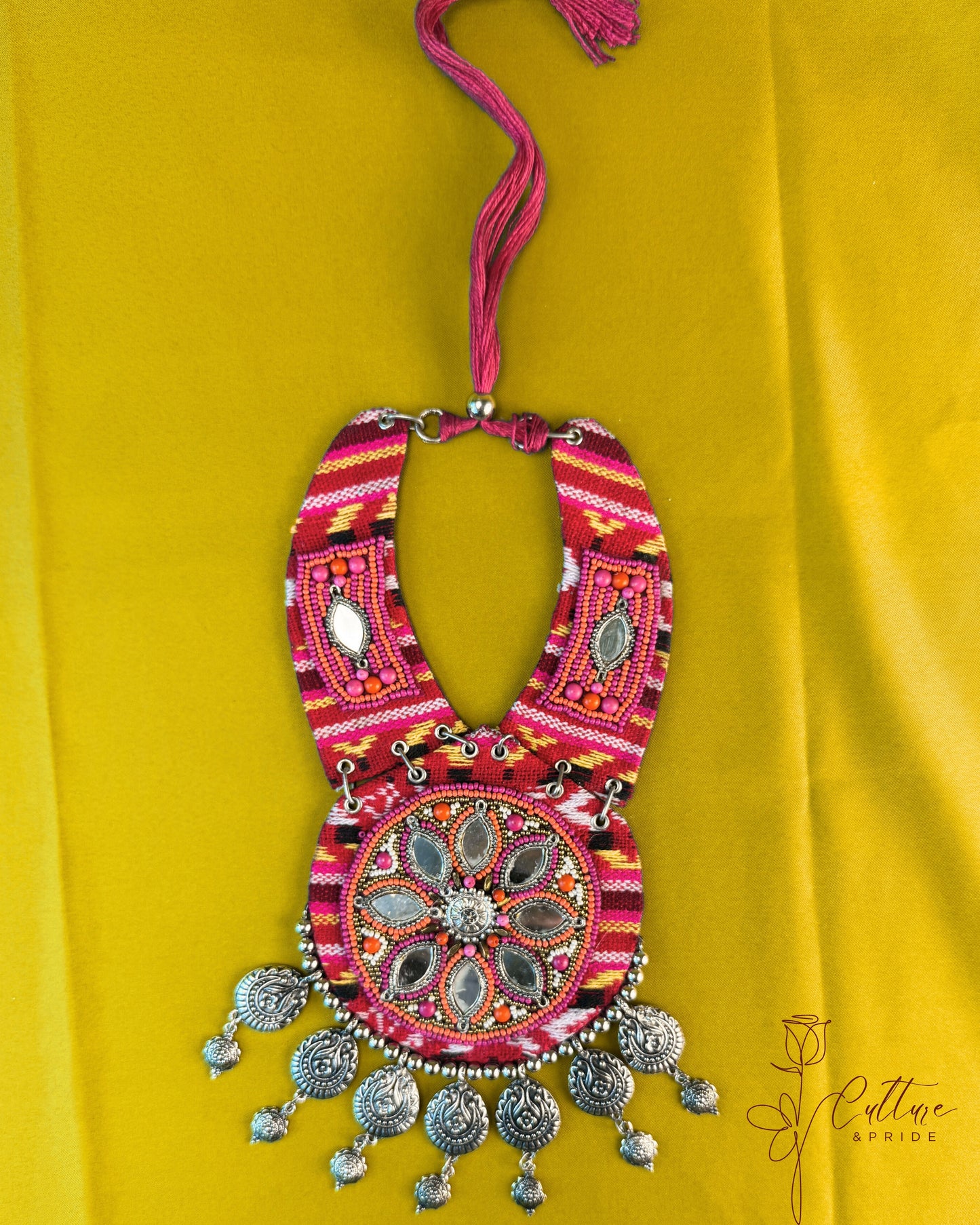 Raas Rani Mirror Tribal Necklace