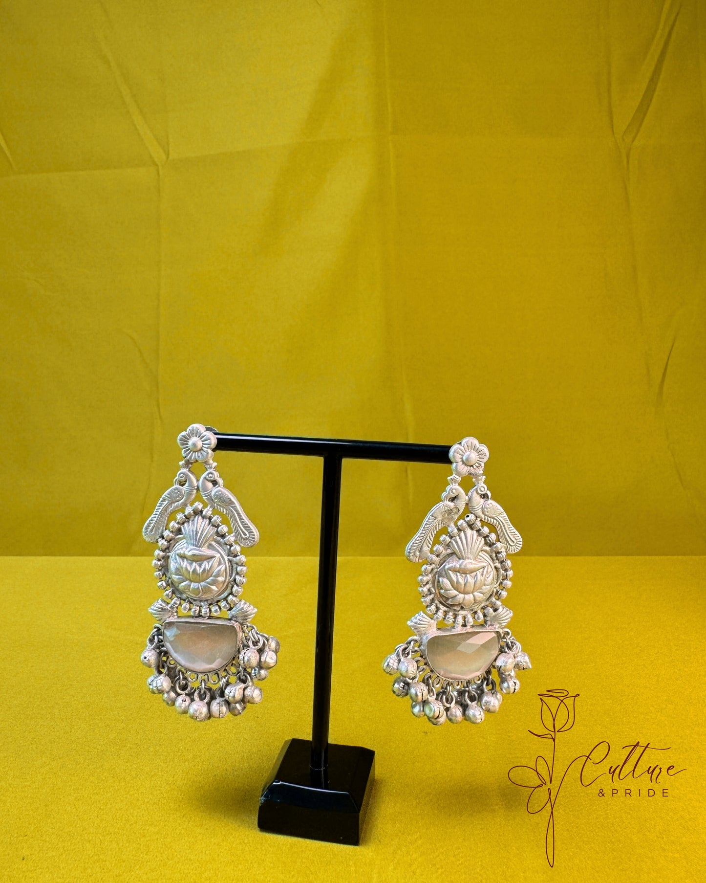 "Rajvanshi Majesty" German Silver Bridal Necklace Set