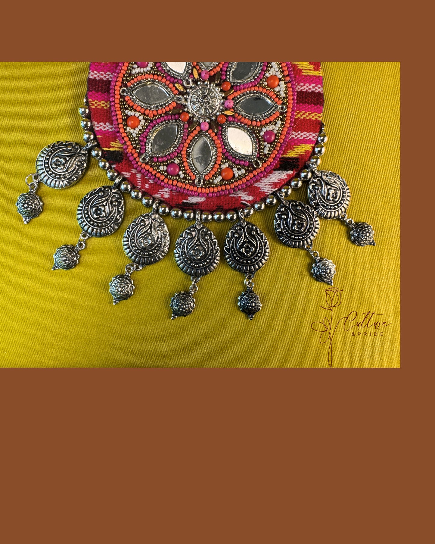 Raas Rani Mirror Tribal Necklace