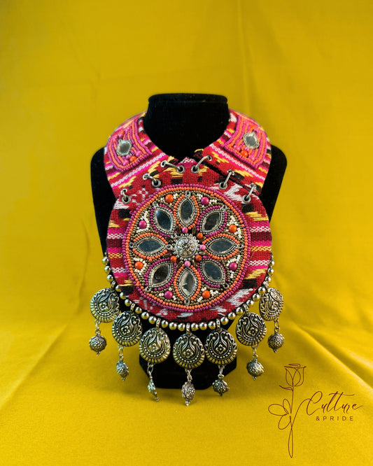 Raas Rani Mirror Tribal Necklace